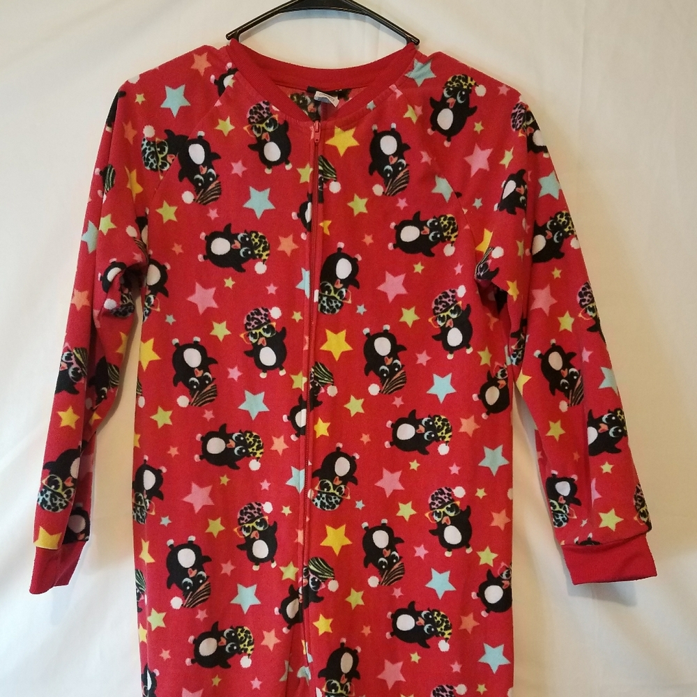 JOE BOXER FULL BODY PAJAMAS GIRL'S SIZE LG 10/12